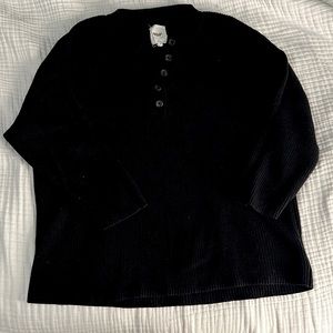 Aerie long sleeve ribbed Henley